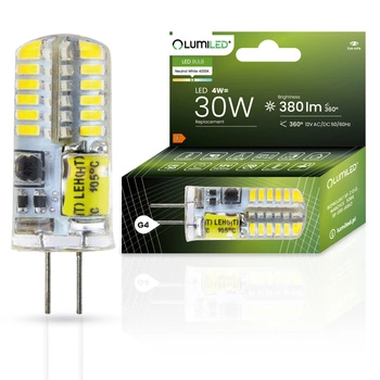 Żarówka LED G4 KAPSUŁKA 4W = 30W 380lm 4000K Neutralna 360° LUMILED