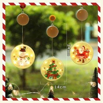 Zawieszka LED z Bałwanem 3xAAA 14cm 2700K Świąteczna LVT