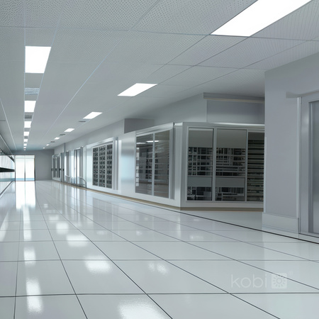 Panel LED Natynkowy 40W 4400lm 4000K 90° Neutralny UGR19 Biały 30x120cm Capri Pro Kobi