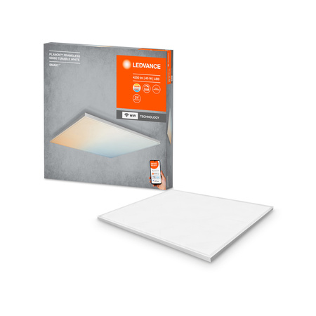Panel LED Natynkowy Bezramkowy Oprawa Oświetleniowa 40W 3400lm CCT Ściemnialna 60x60cm SMART+ WiFi Planon Frameless Ledvance