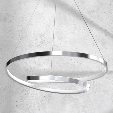 Lampa Wisząca Sufitowa LUCERO Chrom 48W LED Milagro