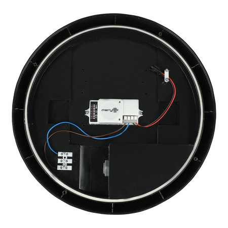 Plafon LED Lampa Sufitowa 12W 3000K 840lm IP66 Okrągła Z czujnikiem mikrofalowym Czarna VT-8008 V-TAC