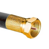 10x Wtyk Złącze Beczka Łącznik SAT F 6,8 mm Gold CU do Kabla Koncentrycznego Antenowego VAYOX