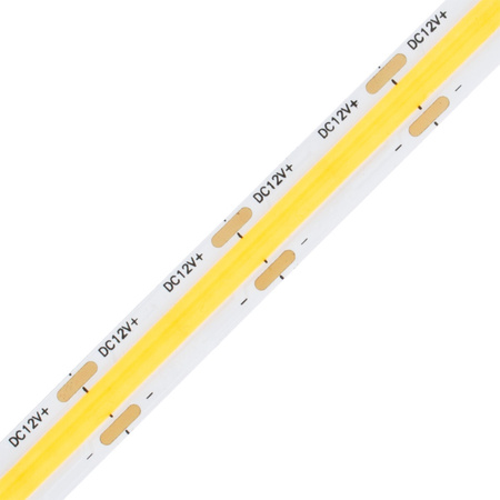 Taśma LED Pasek COB 12V 250W 9600LED NEON 3000K Ciepła 8mm 25m