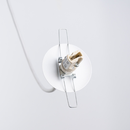 Lampa Sufitowa Wisząca Zwis G9 Nieregularna Biała Nowoczesna Brina Sollux