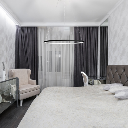 Lampa wisząca ORION okrąg czarny 22W LED IP20 styl nowoczesny minimalistyczny Metal i akryl Milagro