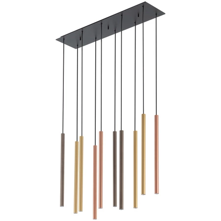 Lampa Sufitowa Wisząca 10x G9 Złota Nowoczesna LASER 490 10705 Nowodvorski