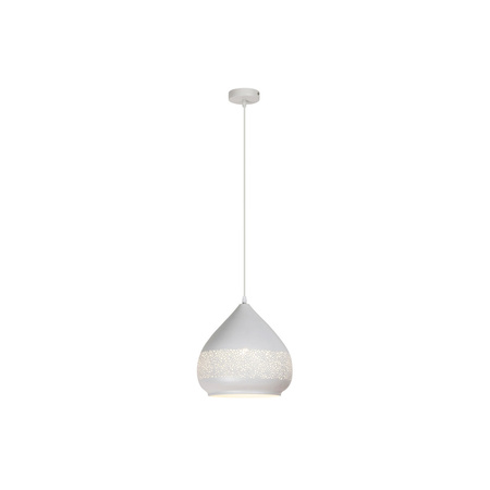 Lampa Wisząca Sufitowa Zwis E27 Biały Industrialny Kaia Rabalux