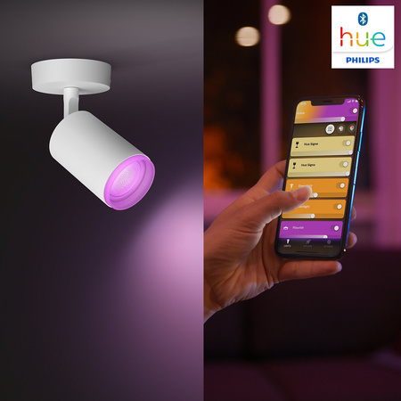 Philips HUE White and Color Ambiance Lampa Fugato 1x4,2W Bluetooth Zigbee