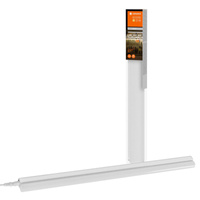 Lampa Oprawa Liniowa Listwa Oświetleniowa 8W 800lm 3000K Ciepła z Czujnikiem Ruchu Biały Batten Ledvance