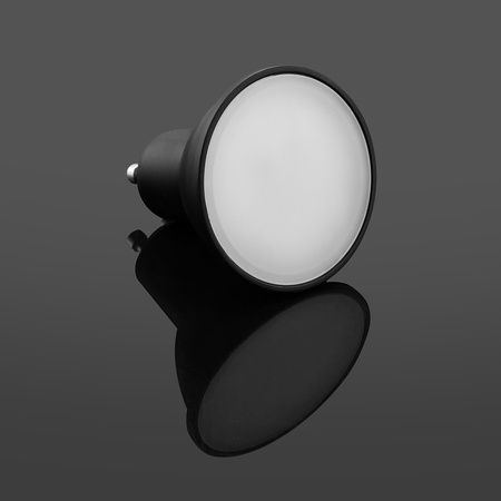 Zestaw 10x Żarówka LED GU10 3W = 25W 270lm 3000K Ciepła 120° Czarna LUMILED