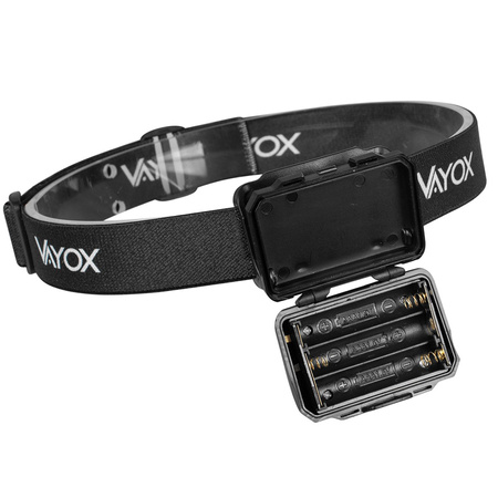 Latarka Akumulatorowa Czołowa 100lm LED + 2x LED VA0178 VAYOX