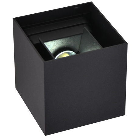 Kinkiet Elewacyjny Czarny Góra/Dół GOLDLUX + Żarówka LED G9 5W 6500K Lumiled