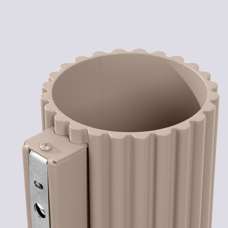 Lampa Ścienna Kinkiet G9 Aluminiowa Taupe Aura Deep Space SL.1816 Sollux