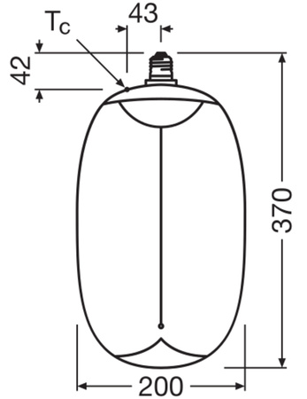 Żarówka LED Dekoracyjna E27 12W = 42W 500lm 1800K Ciepła 320° Bursztynowa Filament Ściemnialna Vintage 1906 Osram