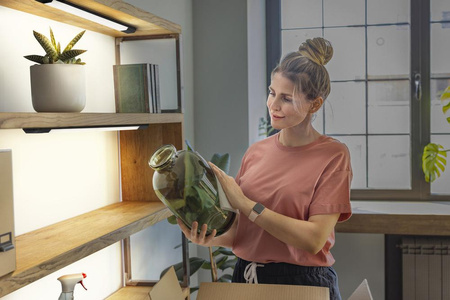 Lampka Podszafkowa LED Listwa Meblowa z Czujnikiem Ruchu 8W 640lm CCT Ściemnialna Czarny 30cm Linear Edge Ledvance