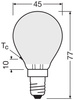 Żarówka LED Kulka E14 P45 2.9W = 40W 470lm 2700K Ciepła 300° Ściemnialna Ledvance
