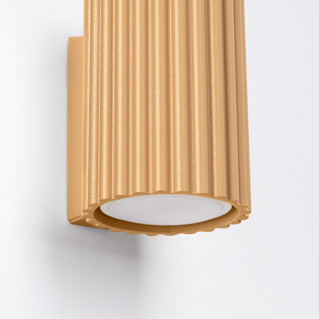 Lampa Ścienna Kinkiet Reflektor Tuba Spot 1x GU10 Złota Karbon Deep Space SL.1650 Sollux