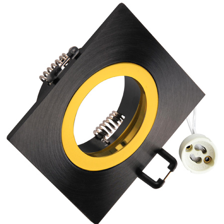 Oprawa Podtynkowa Punktowa Spot GU10 Czarna FEBE Sanico Goldlux