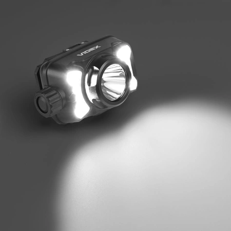 Latarka Czołowa Akumulatorowa LED 5W 700lm 8 Trybów Pracy USB-C Wodoszczelna IP55 Videx