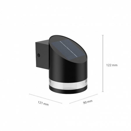 Lampa Ogrodowa LED Kinkiet Elewacyjny Solarny FYVE 1,5W 2700K IP44 Czujnik Zmierzchu PHILIPS