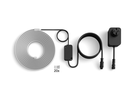 Taśma LED Pasek 5m 30W 3000lm IP67 White and Color Ambiance RGB + TW Biała Inteligentna SMART Zigbee Bluetooth Flux Strip Outdoor Philips HUE