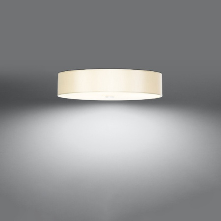 Lampa Sufitowa Plafon 5x E27 Oprawa Natynkowa Geometryczna Biała Minimalistyczna Skala Sollux