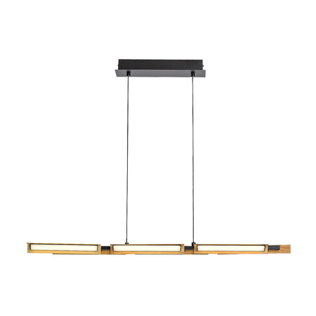 Lampa Wisząca Sufitowa LED 30W 1570lm 3000K Czarny Nowoczesny Remiel Rabalux