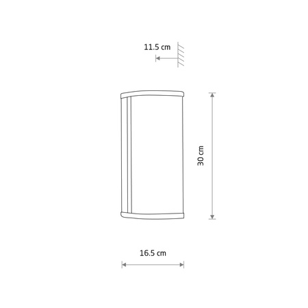 Kinkiet Ścienny Lampa Natynkowa LED 15W 1000lm 4000K Neutralna Chrom Wodoodporna Łazienkowa IP44 Nowoczesna PALMAS LED 10729 Nowodvorski