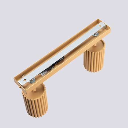 Lampa Sufitowa Reflektor Tuba Spot 2x GU10 Złota Karbon Deep Space SL.1561 Sollux