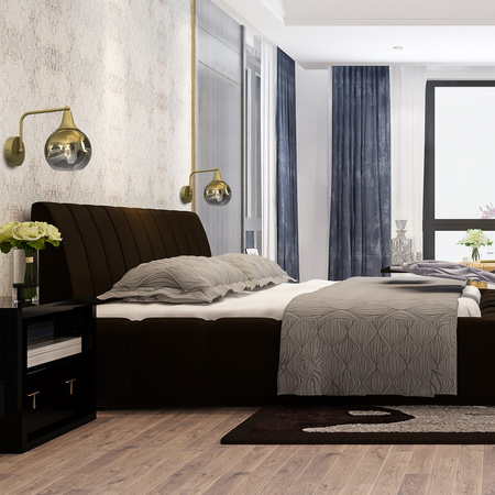 Lampa Ścienna Kinkiet MONTE Złota 1xE27 Milagro