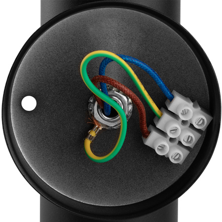 Kinkiet Ogrodowy Lampa Ścienna Elewacyjna góra dół LED GU10 IP44 ZINNIA Czarny LUMILED