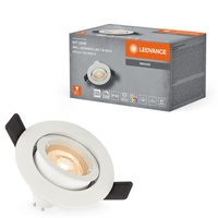 Panel LED Oprawa Podtynkowa Punktowa GU10 8.3W 575lm 4000K Neutralna Ściemnialna Oczko Spot Biały Kit Ledvance