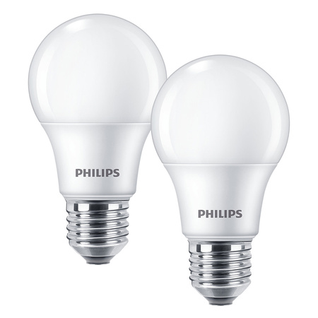 2PAK Żarówka LED E27 A60 8W = 60W 806lm 2700K Ciepła PHILIPS