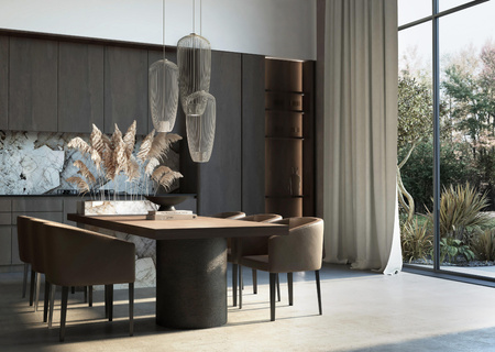 Lampa Sufitowa Wisząca GU10 Szara PUMPKIN S 11242 Nowodvorski