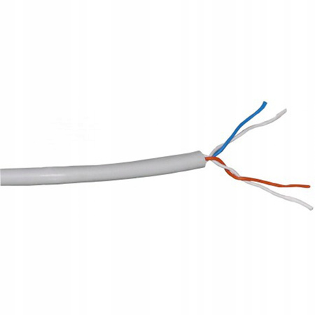 Przewód Kabel YTKSY 2x2x0,5mm Telekomunikacyjny Biały 1m ELEKTROKABEL