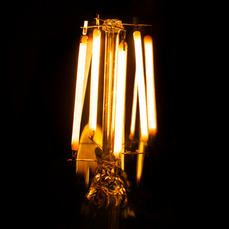 Zestaw 6x Żarówka LED EDISON E27 ST64 6W = 50W 420lm 2200K Ciepła 360° Filament LUMILED Smokey