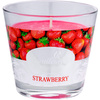 Świeca zapachowa dekoracyjna w szkle Truskawka