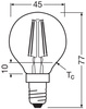 Żarówka LED P45 Kulka E14 5.9W = 60W 806lm 2700K Ciepła 300° Ściemnialna Retrofit Filament CLASSIC Osram