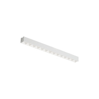 Oprawa Liniowa Lampa Sufitowa LED 28W 60cm 3300lm 3000K Ciepła 60° Natynkowa Biała KANLUX