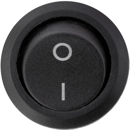 Włącznik przełącznik meblowy kołyskowy ON/OFF czarny