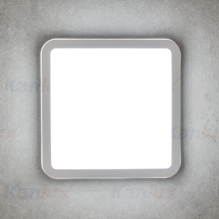 Plafon LED Lampa Ogrodowa Sufitowa z Czujnikiem Ruchu 24W 2060lm 26cm BENO KANLUX