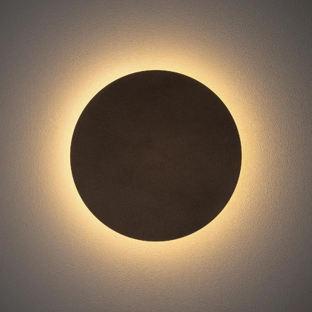 Kinkiet Ścienny Lampa Natynkowa LED 10W 130lm 3000K Ciepła Brązowa Nowoczesna RING LED M 10352 Nowodvorski