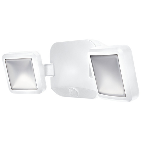 Naświetlacz LED Reflektor Bateryjny 10W 480lm 4000K IP54 Biały Z Czujnikiem Ruchu i Zmierzchu Spotlight Ledvance