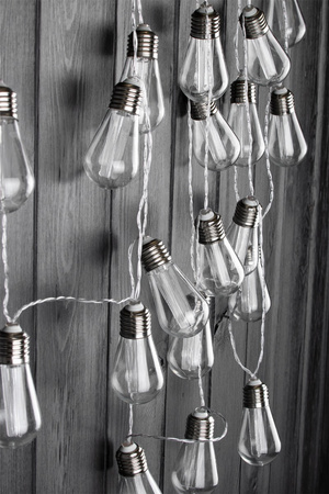 Girlanda Solarna Ogrodowa 20x LED Ozdobne Żarówki 5,69m Ciepła 3000K HELIC LUMILED