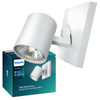 Lampa Kinkiet Ścienny Reflektor GU10 Biała Runner Philips