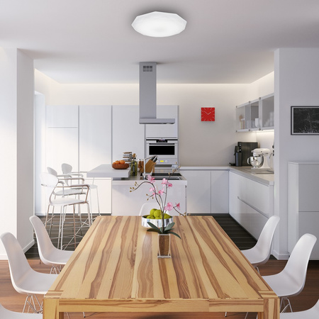 Plafon LED Lampa Sufitowa Natynkowa HEX 16W LED Ø360 mm Eko-Light