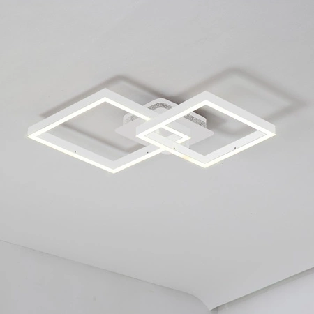 Lampa Sufitowa Żyrandol LED 70W CCT GALAXIS HERKULES Biały + Pilot Sterujący