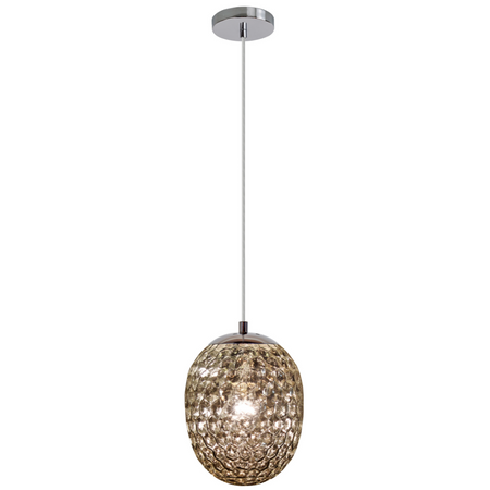 Lampa wisząca sufitowa LORA SMOKEY 1x E27 GOLDLUX (Polux)