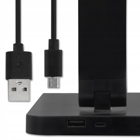 Lampka Biurkowa Nocna LED 7W 2700K-6000K CCT USB Ściemnialna Dotykowa